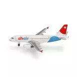 Avion Chair Airlines Airbus A319 - Herpa 537926 - 1/500