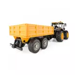 Remorque pour tracteur RC - Jaune - Carson 500907661 - 1/16