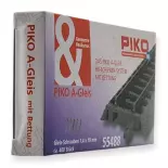 Caja de 400 tornillos para carriles con balasto PIKO 55488 | Tamaño :1.4x18mm