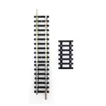 Rail droit variable Minitrix 86.5 à 120 mm - N : 1/160 - code 80 - 14975