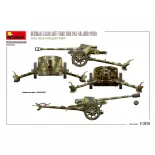 Cannone anticarro tedesco pak 40. medio prod. con equipaggio di artiglieria da campo - MiniArt 550035400 - 1/35
