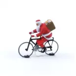 Cyclist Father Christmas Magnorail KKf-2 - HO 1/87 - already assembled