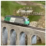 Locomotive Diesel BB467505 "FRET" - JOUEF HJ2342 - SNCF - HO 1/87 - EP VI - 2R - Analogique
