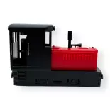 Locotracteur rouge et noir - Minitrains 2054 - HOe 1/87