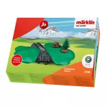 Aufgleisung mit Landschaftselementen MARKLIN MY WORLD 72240 - HO 1/87