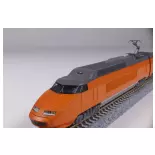 Coffret 10 éléments TGV Sud-Est orange origine N°08 édition spéciale - Kato 10-2134 - N 1/160 - SNCF - Ep IV - Analogique - 2R