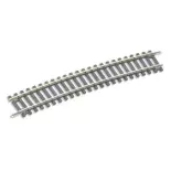 Rail courbe rayon 571,5 mm 11,25° Peco ST238 - HO : 1/87 - Code 100