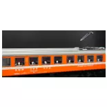 Coffret de 7 voitures voyageurs Munich-Zurich EC 96 Gottfried Keller - Models World 2105 - HO 1/87 - SBB - Ep V - 2R