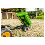 Remorque pour tracteur RC - Vert - Carson 500907660 - 1/16