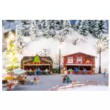 2 stands du marché de Noël - Faller 272021 - N 1/160