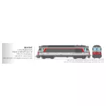 Locomotive diesel BB 67547 Multiservice - Ree Modèles MB251 - HO 1/87 - SNCF - Ep V/VI - Analogique - 2R