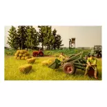 Set of 36 straw bales- NOCH 07461 - HO 1/87