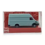 Véhicule Fourgon Iveco - Vert turquoise - BUSCH 89115 - HO 1/87