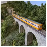 Trein RGP2 X 2700 - Jouef HJ2387S - HO 1/87 - SNCF - Ep IV - Digitaal geluid - 2R