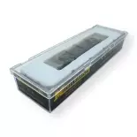 Wagon tombereau brun à bogies avec manette de frein - Minitrains 5145 - HOe 1/87 - 2R