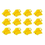 Lot de 12 mâchoires de frein LGB 10250 - G : 1/22.5 - Blocage de roues