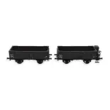 Pack 2 wagons OCEM 19 REE Modèles WB832 - HO 1/87