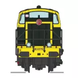 Locomotive diesel BB 63792, livrée vert 301, plaques en relief - Ree Modèles NW363S - N 1/160 - SNCF - Ep III-IV - Digital sound - 2R