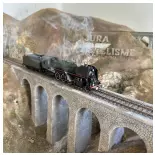Locomotive à vapeur 141.R.1244 - Trix 25141 - HO 1/87 - SNCF - Ep VI - Digital sound fumigène - 2R