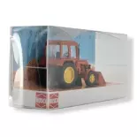 Tractor MTS-82 Bielorrusia y cargador frontal Busch 51315 - HO 1/87