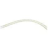 Peco SL106F traversina in cemento bi-blocco - 914 mm - HO: 1/87 - Codice 75
