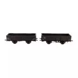 Wagons tombereau 4 portes ex-PLM, SNCF, REE Modèles WB-819, HO 1/87e