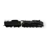 Locomotiva a vapore 2-150 B 8 con tender 36 A 9 Analogico - R37 HO41202 - SNCF - EP III