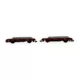 Set van 2 Arnold HN6543 "V" platte wagens - N 1/160 - SNCF - EP V