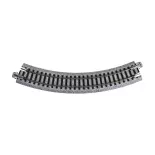 4 rails incurvés Unitrack Compact (R183-45) à 45 degrés - Kato 20-172 - HO 1/87