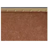 Mur en briques rouges - Artitec 10.452 - HO 1/87