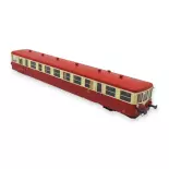 Rimorchio XR-7487 Rosso/Crema "LILLE" REE MODELES VB444 - SNCF - HO 1/87 - EP IV