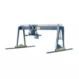 Grue à conteneur - VOLLMER 47905 - Échelle N 1/160 - 175 x 62 / 160 x 83 mm