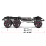 TRX-6 Mercedes Benz Classe G 63 AMG 6x6 Clipless RTR - Traxxas 88296-4-BLK - 1/10