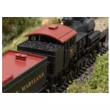 Locomotive à vapeur type Shay, N°5, Western Maryland, USA - Märklin 38700 - HO 1/87 - Ep II - Digital sound fumigène - 3R