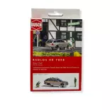 Set "Wheel theft" with 2 BUSCH 7828 police officers - HO : 1/87