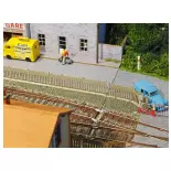 Barrières Béton Type 2 - Régions et Compagnies VOI008 - HO 1/87