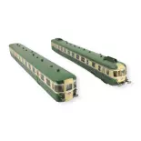 RGP II diesel railcar with XR 7719 trailer - Jouef HJ2419 - HO 1/87 - SNCF