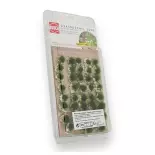 Kit de 35 Touffes d'herbe d'été Busch 3558 - HO 1/87