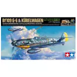 Set Messerschmitt BF109 G-6 et Kubelwagen Type 82 - Tamiya 25204 - 1/48