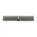 Coffret 2 Wagons bâchés - MFTrain 33078 - Lails Transfesa - N 1/160