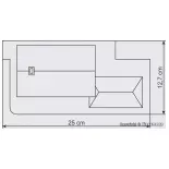 Bahnhof Schönwies - Vollmer 43525 - HO 1/87 - 250 x 127 x 76 mm