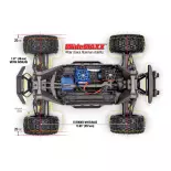 Monster Truck - WideMaxx 4x4 4S brushless RTR - Traxxas 89086-4-RNR - 1/10