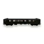 Voiture métallisée Ex-PLM REE Modèles VB453 vert 306 - HO 1/87 - SNCF - EP III.A