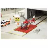Sauvetage aérien par hélicoptère EC135 - Faller 131020 - HO 1/87