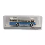 IFA H6B Wit met hemelsblauwe bus BREKINA 59853 - HO 1/87 - Retrobus