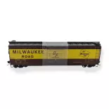 Wagon couvert MILWAUKEE ROAD 2101 RIVAROSSI HR6584A - PRIVAT USA - HO 1/87