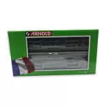 Set of 2 wagons porte-autos DD DEV 66 Arnold HN4411 - N 1/160 - SNCF - EP IV