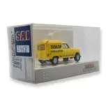 Fourgonnette Renault 4, Dunlop livrée jaune SAI 2458 - HO : 1/87