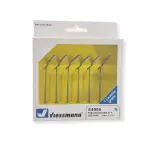 Juego de 6 farolas Viessmann 64906 - N 1/160 - altura 54 mm