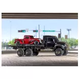 Camion à plateau TRX-6 Ultimate RC Hauler 6x6 RTR avec treuil - Traxxas 88086-84-BLK - 1/10